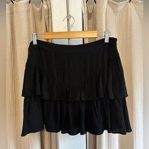 Superdown Ruffle Mini Skirt- Large